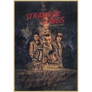 Poster Stranger Things Vintage Saison 1