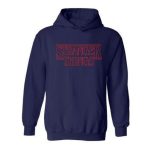 Sweat Stranger Things Classique Bleu marine XXXL