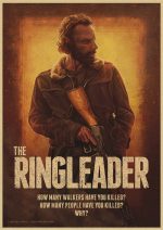 Poster The Walking Dead "Rick le leader"