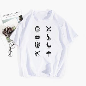 T-shirt The Umbrella Academy Huit Logos