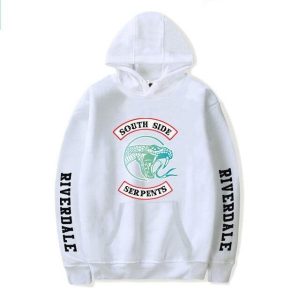 Sweat Riverdale Blanc Logo South Side Serpents M