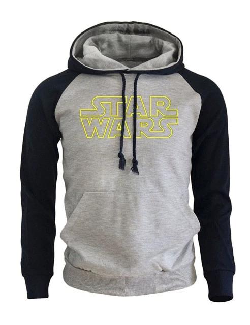 Sweat à capuche Star Wars Logo - Homme Gris/Noir XXL