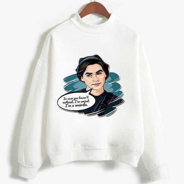 Pull Riverdale Blanc Dessin Jughead - Femme M