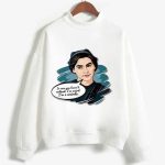 Pull Riverdale Blanc Dessin Jughead - Femme
