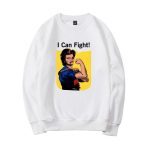 Pull Stranger Things Blanc Steve "I can fight" S