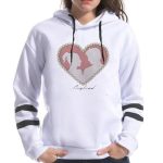 Sweat Riverdale Blanc Coeur Bughead - Femme