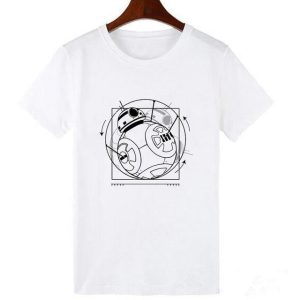 T-Shirt Star Wars Dessin BB-8 - Femme XXXL