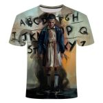 T-Shirt Stranger Things Alphabet - Unisexe