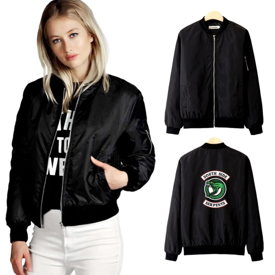 Veste Riverdale Bomber Serpent - Femme – Image 2
